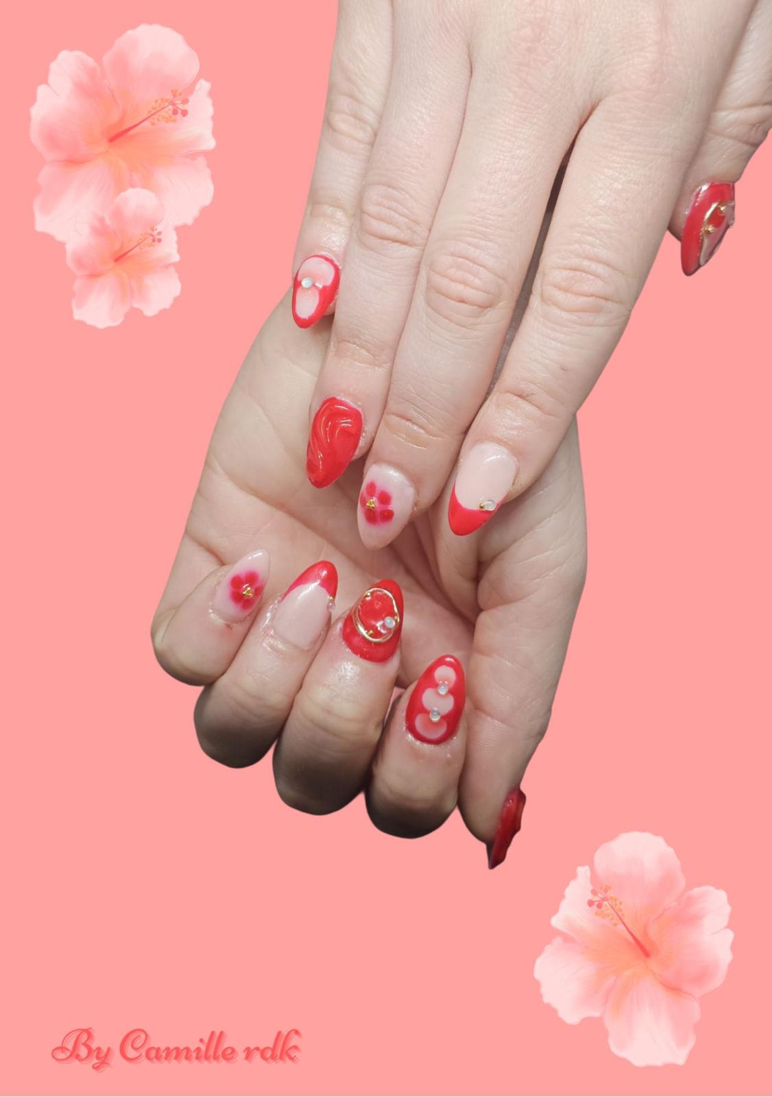 Réalisation nail art
