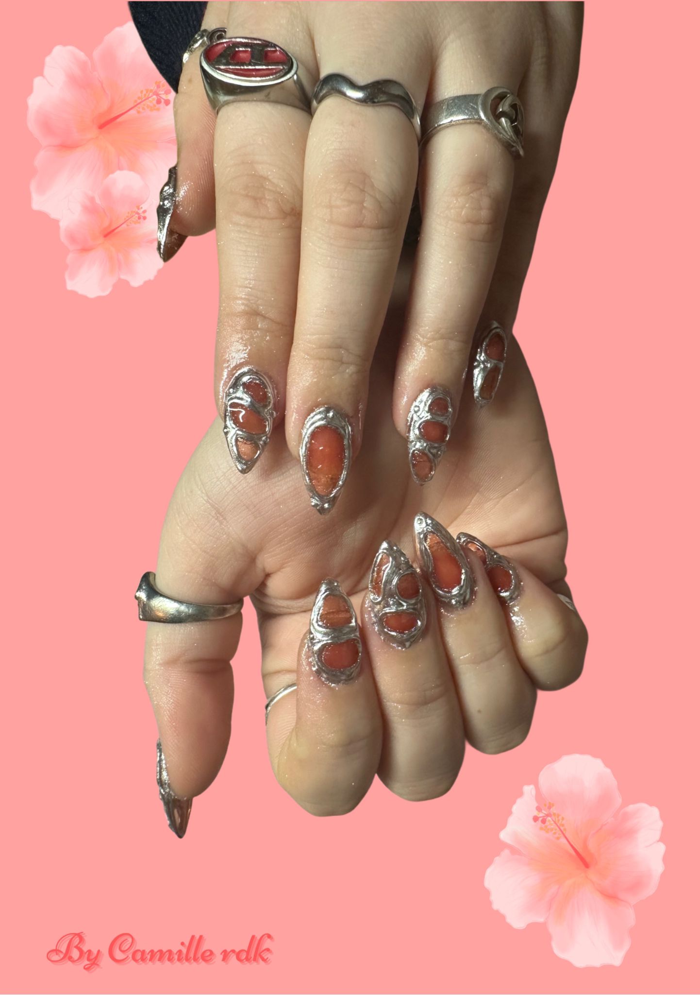 Réalisation nail art